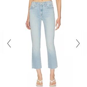 Mother Women's The Mid Rise Dazzler Crop Fray in Sun Kissed